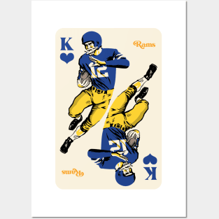 Los Angeles Rams King of Hearts Posters and Art